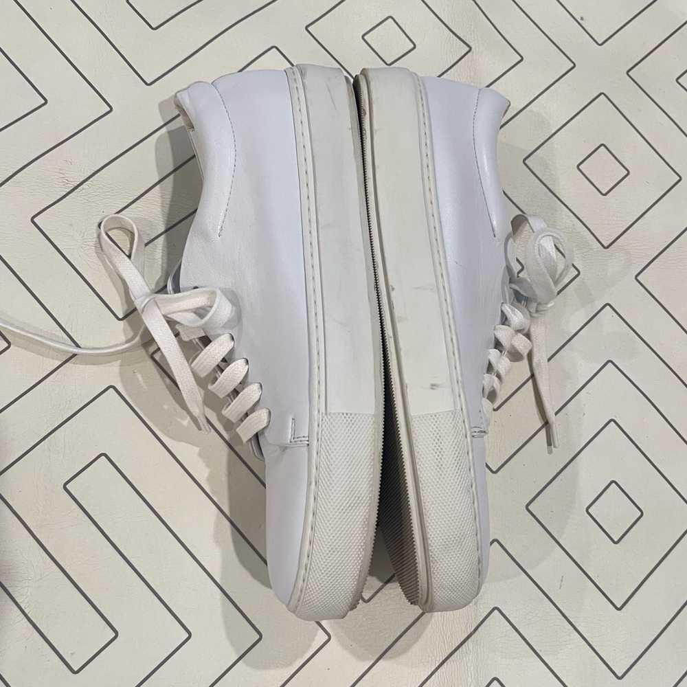 Acne Studios White Leather Sneakers - Picture 7 of 14